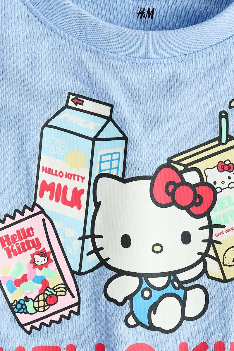 T-shirt ample, imprimé