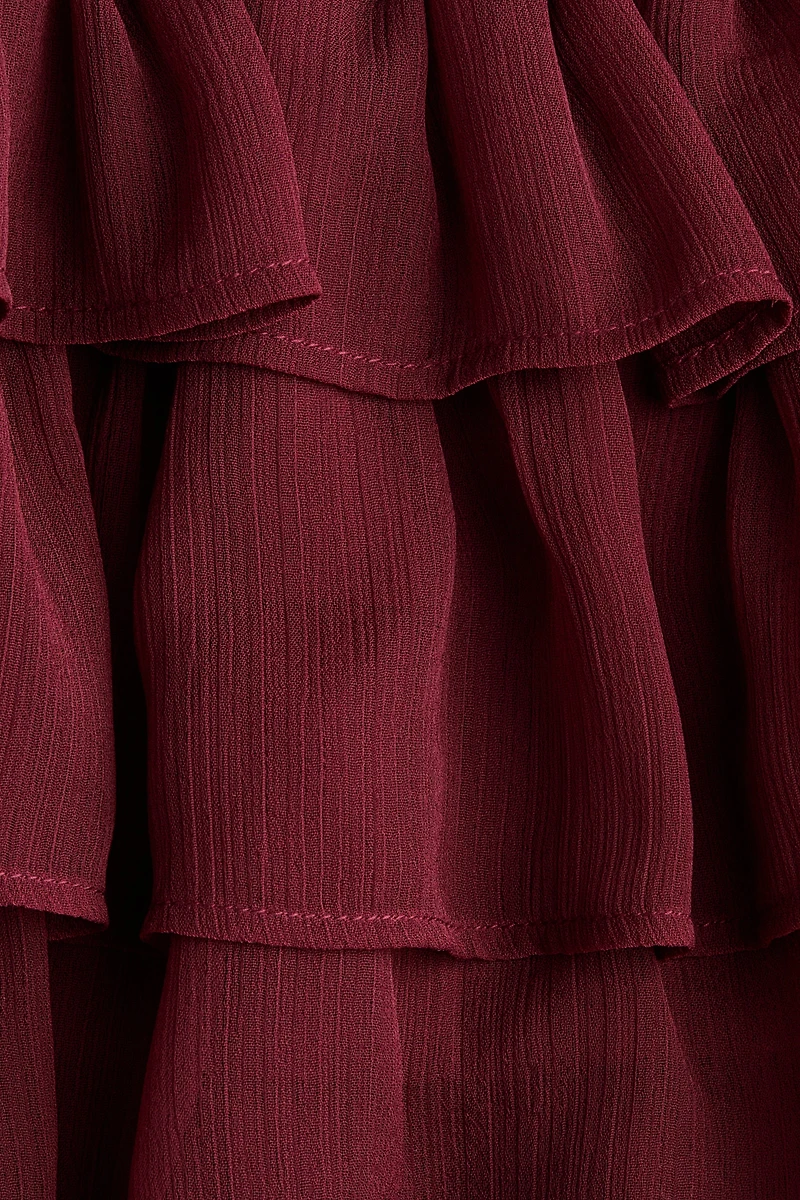 Tiered Chiffon Skirt