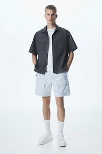 Loose-Fit Short-Sleeved Utility Shirt