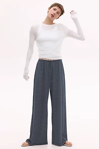Ribbed Drawstring Pants