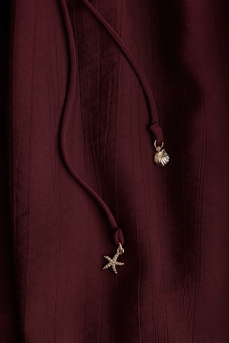 MAMA Drawstring-Detail Dress