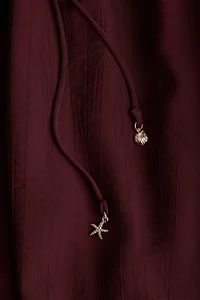 MAMA Drawstring-Detail Dress