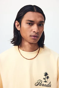 T-shirt imprimé décontracté en coton