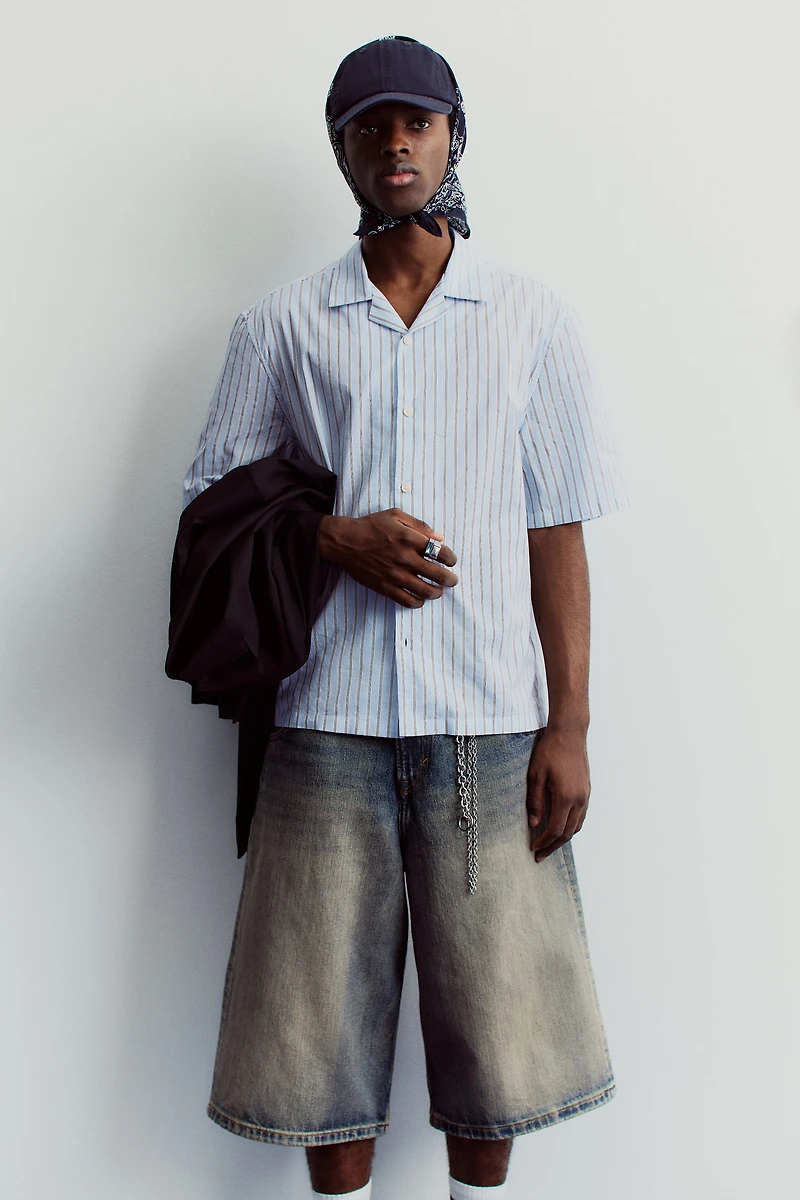 Regular-Fit Cotton Resort Shirt