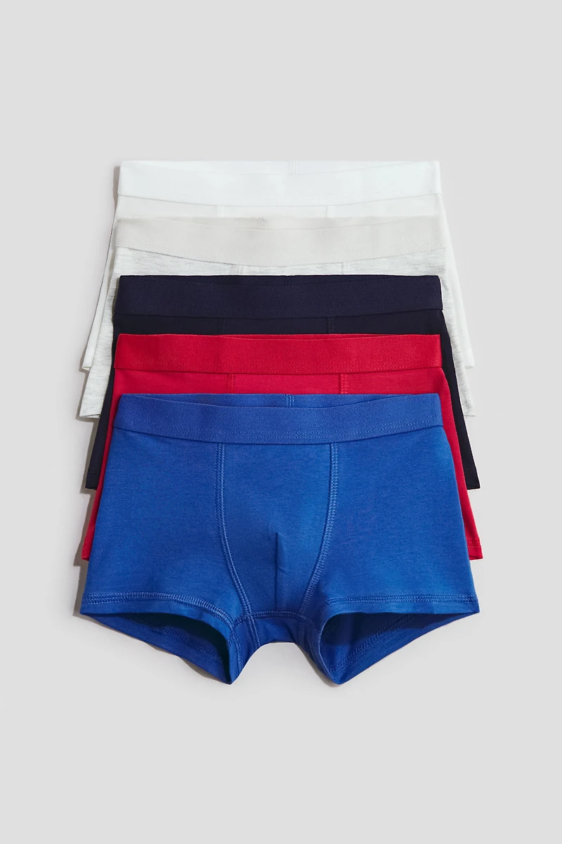 5-Pack Cotton Boxer Briefs
