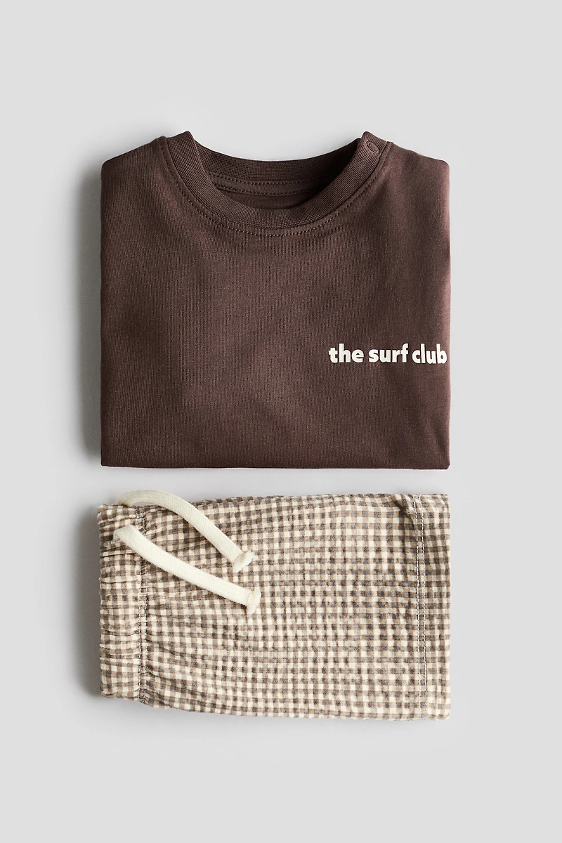 2-Piece Cotton Jersey Set