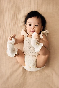 2-Pack Lace-Ruffled Socks