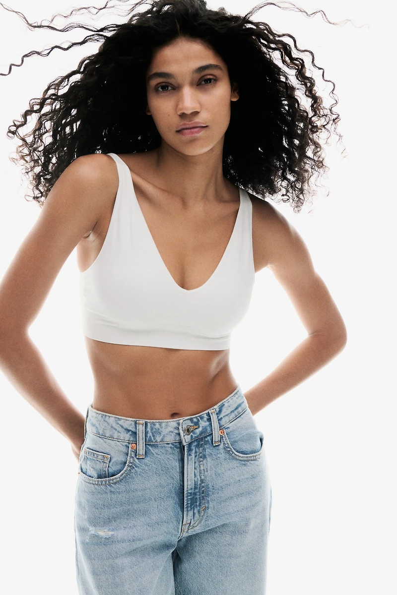 Seamless Padded Soft-Cup Bra