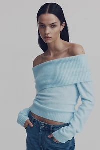 Off-the-Shoulder Sweater