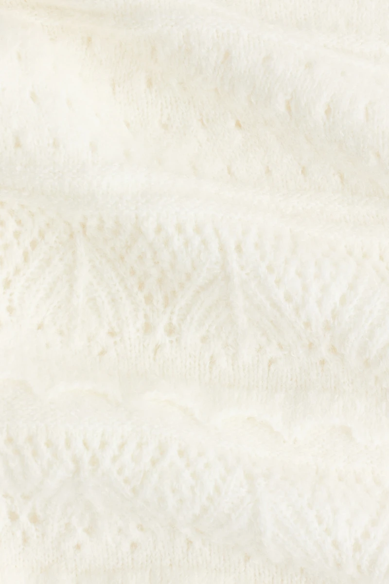 Chandail en tricot pointelle