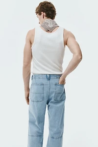 Loose-Fit Worker Jeans