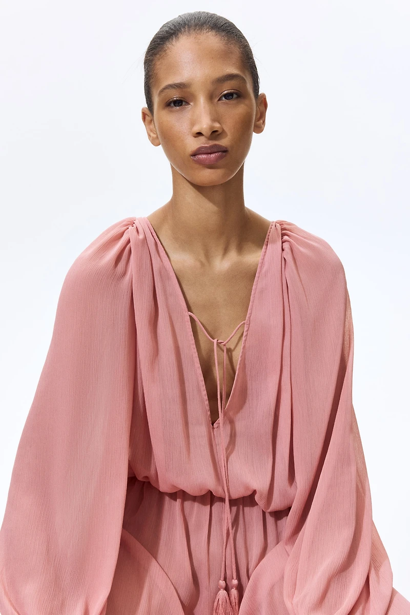 Oversized Balloon-Leg Jumpsuit