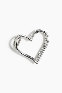 Heart-Shaped Hair Claw