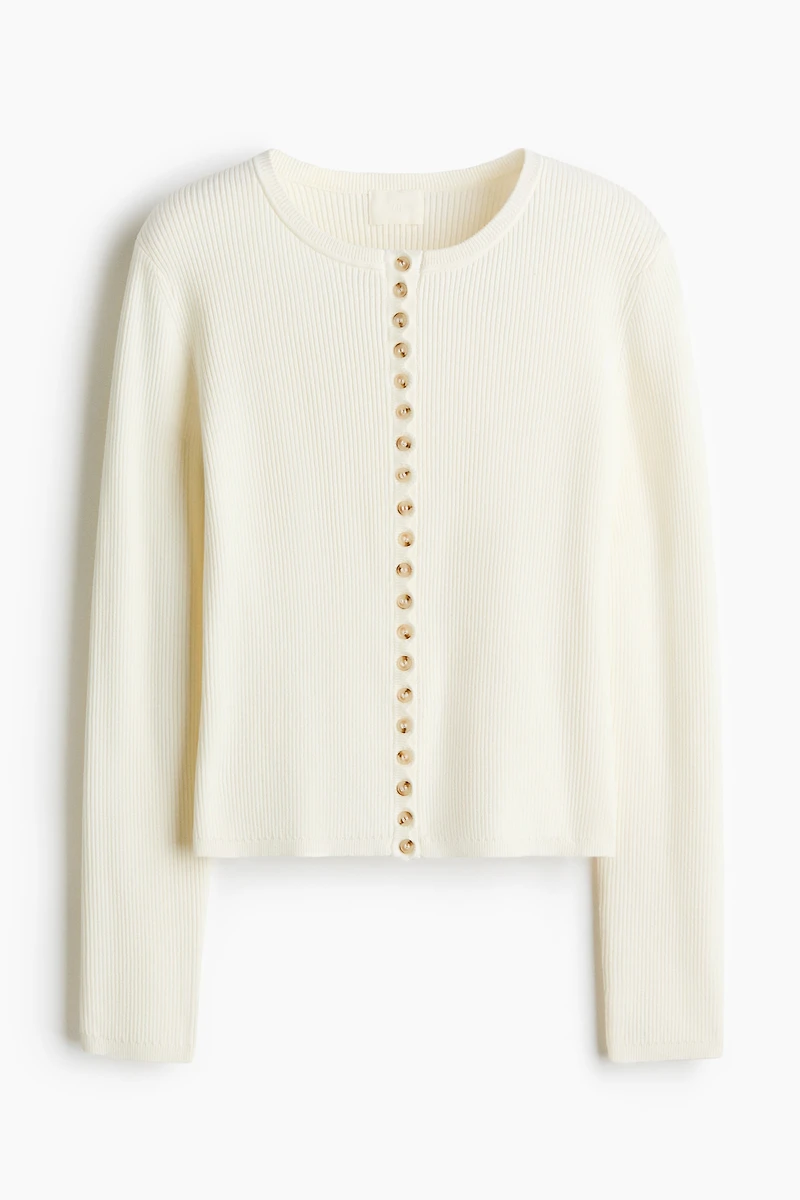 Ribbed Cardigan