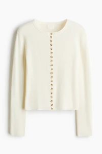 Ribbed Cardigan