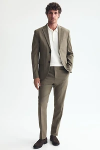 Slim-Fit Single-Breasted Jacket