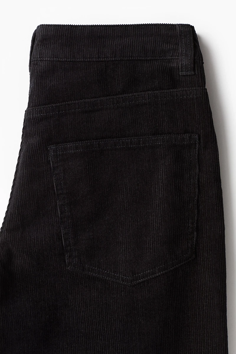 Wide-Leg Corduroy Pants
