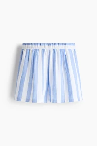 Linen-Blend Shorts