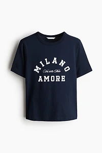 T-shirt avec motif imprimé