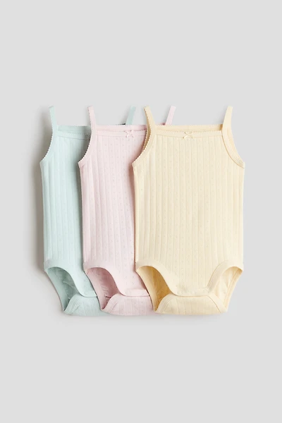 3-pack Sleeveless Bodysuits