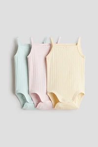 3-pack Sleeveless Bodysuits