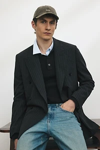 Veste décontractée à double boutonnage