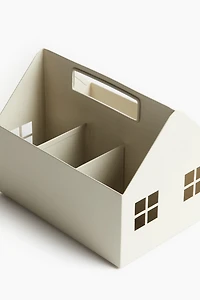 Organiseur de bureau en forme de maison