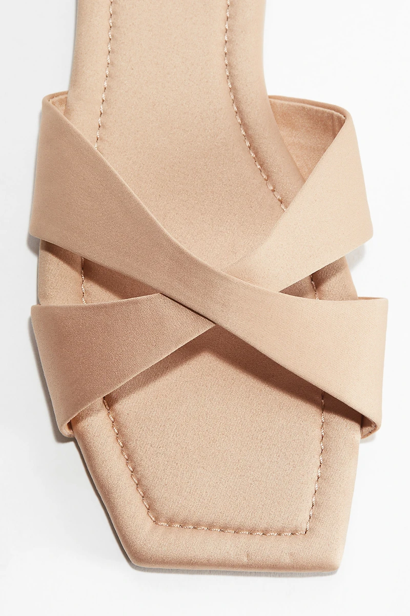 Crossover-Strap Sandals