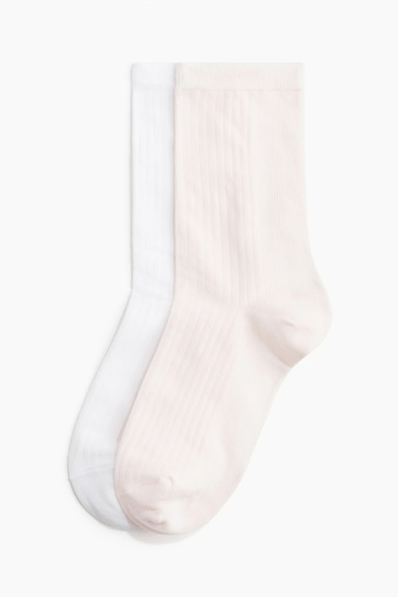 2-Pack Ribbed Socks