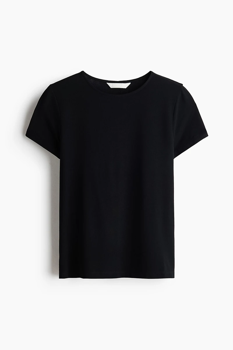 T-shirt ajusté en viscose