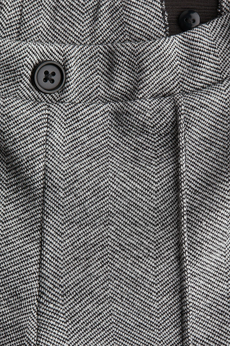 Pantalon habillé en molleton