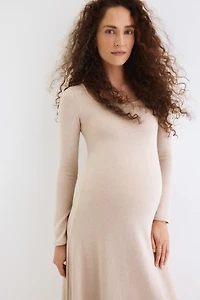 MAMA Fine-Knit Dress