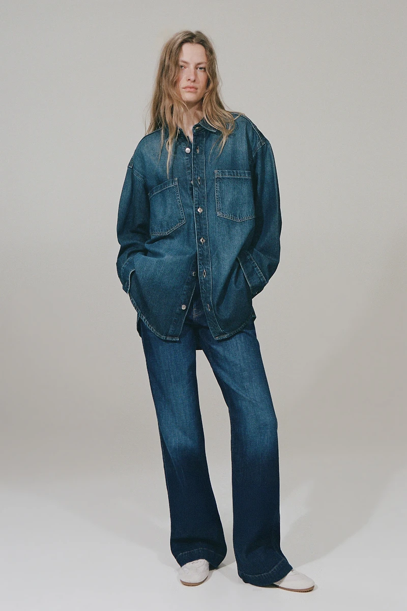 Wide High Jeans