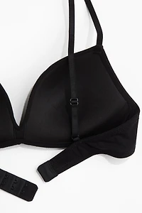 Soft-Cup Cotton Push-Up Bra