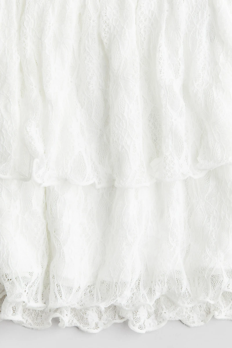 Tiered Lace Skirt