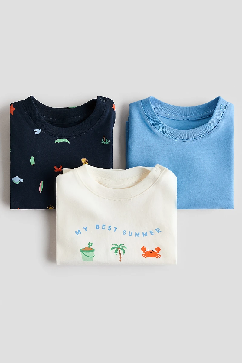 Lot de 3 T-shirts en coton