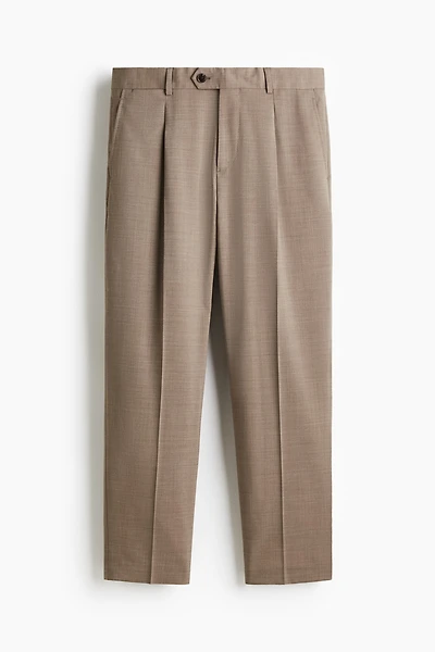 Regular-Fit Wool-Blend Suit Pants