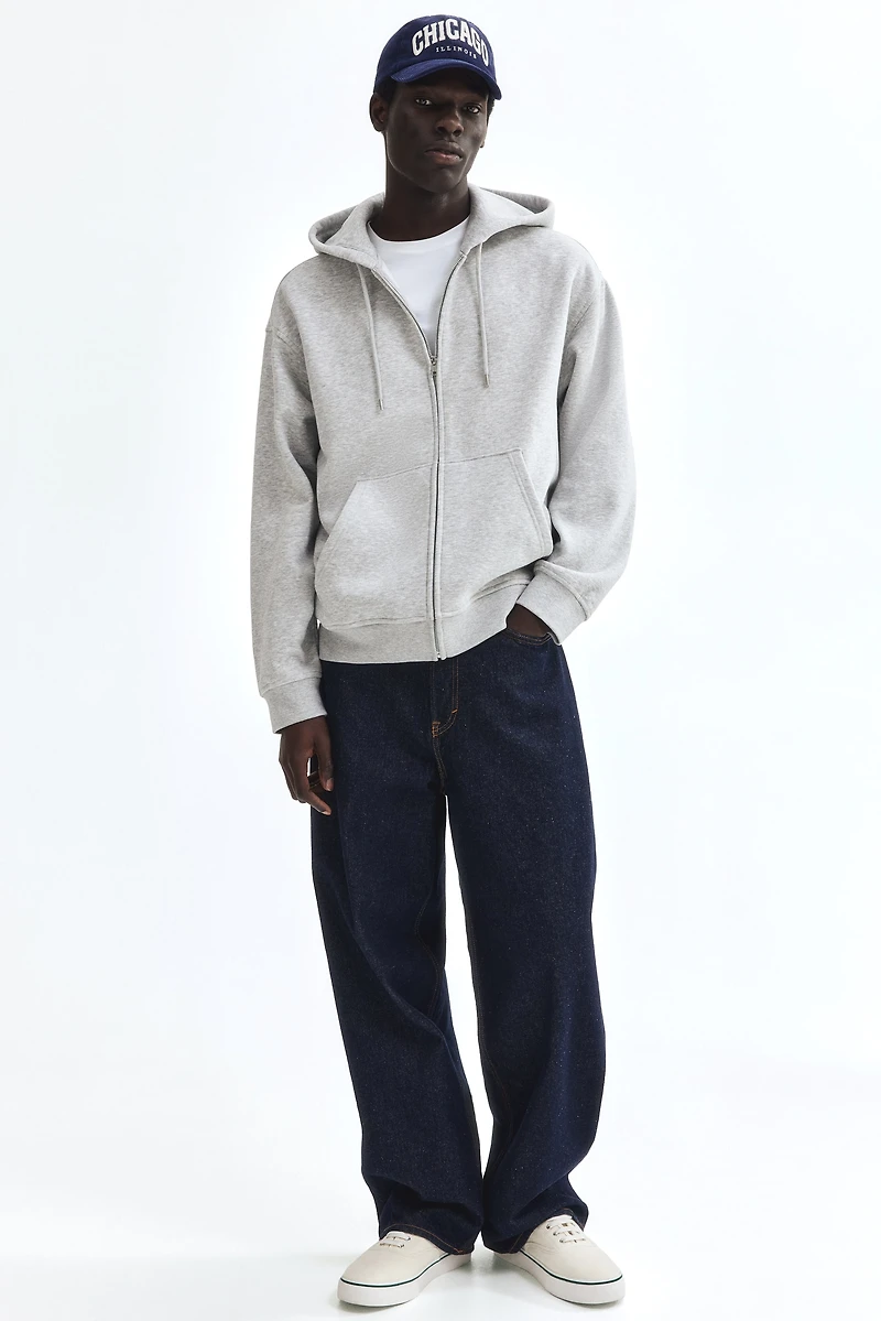 Loose-Fit Hooded Jacket