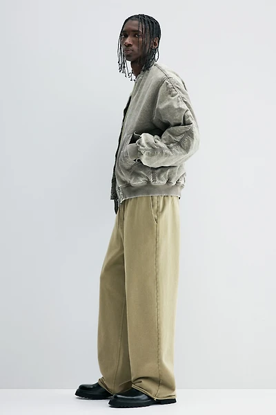 Pantalon de survêtement délavé décontracté