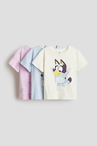 3-pack Printed Jersey Tops