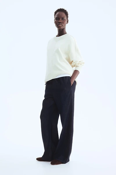 Denim Drawstring Pants