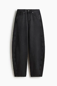 Barrel Leg High Waist Jeans