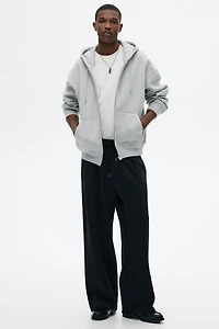 Veste à capuchon grande taille fermeture éclair