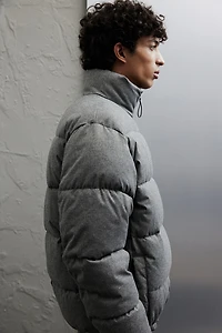 Loose Fit Water-Repellent Puffer Jacket