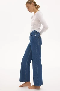 Ava Ultra High Rise Wide Leg Jeans