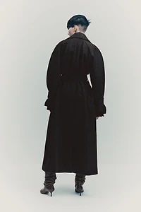 Manteau en laine mélangée