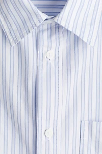 Regular-Fit Boxy Poplin Shirt