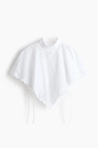Cape Top with Eyelet Embroidery
