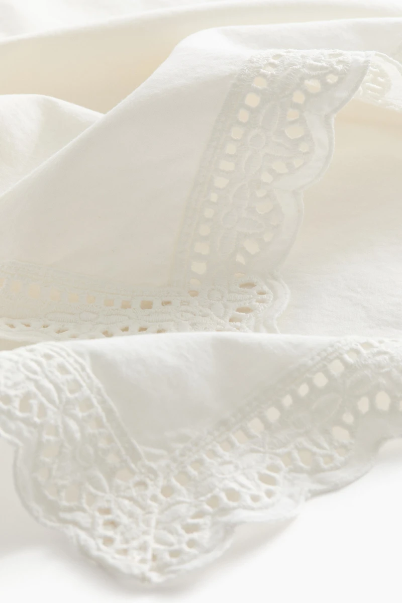2-Pack Lace-Trimmed Cotton Napkins