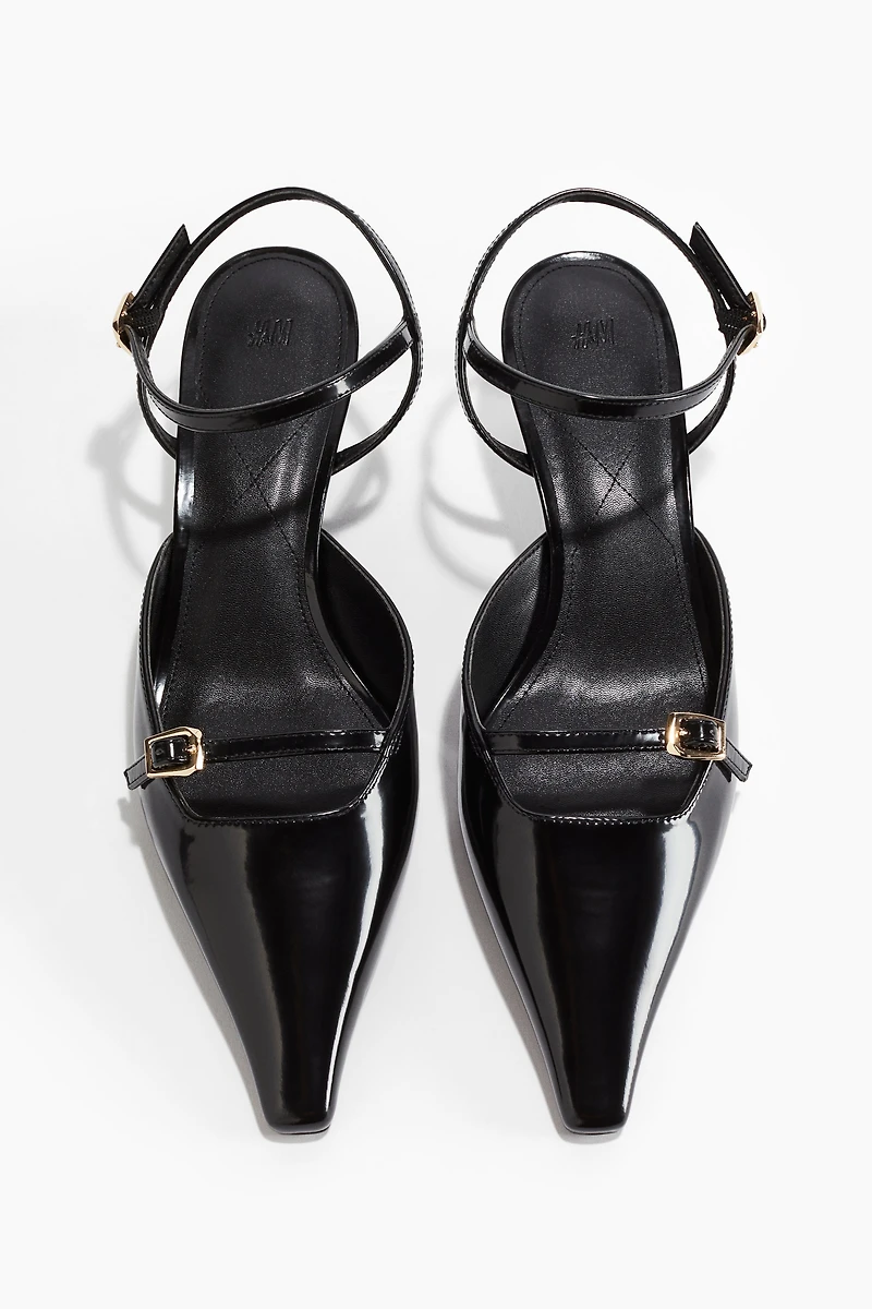 Pointed Heeled Sandals